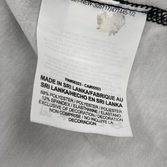 Nike Pro Half Zip Sweatshirt Size M Black Print Dri-Fit Pullover Thumbholes - Picture 10 of 11